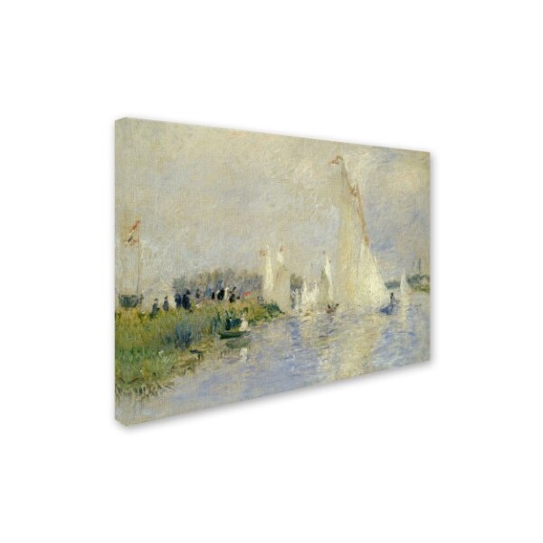 Pierre Renoir 'Regatta At Argenteuil 1874' Canvas Art,18x24